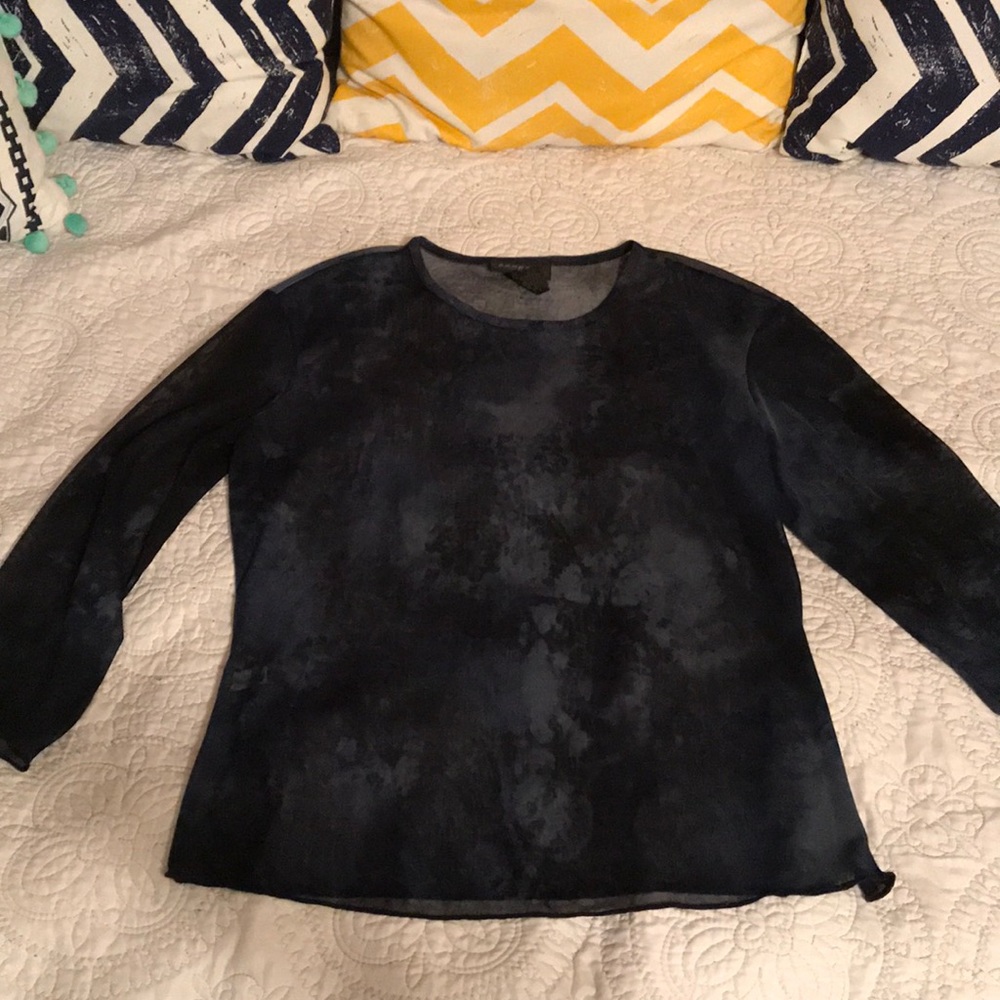 90s style sheer top from Express